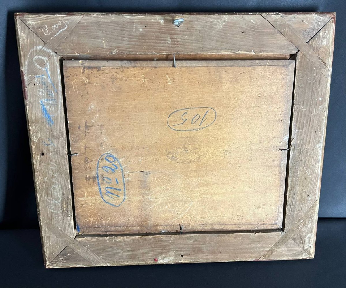 F. Clairval - Bouquet Of Peonies, Oil On Panel-photo-8