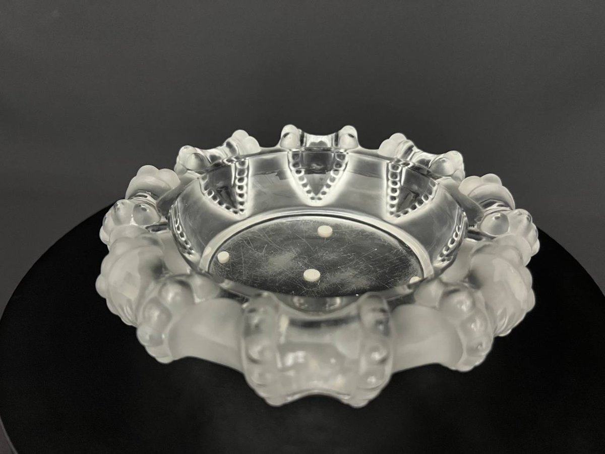 Lalique France Crystal Ashtray, Cannes Model (octopus)-photo-2