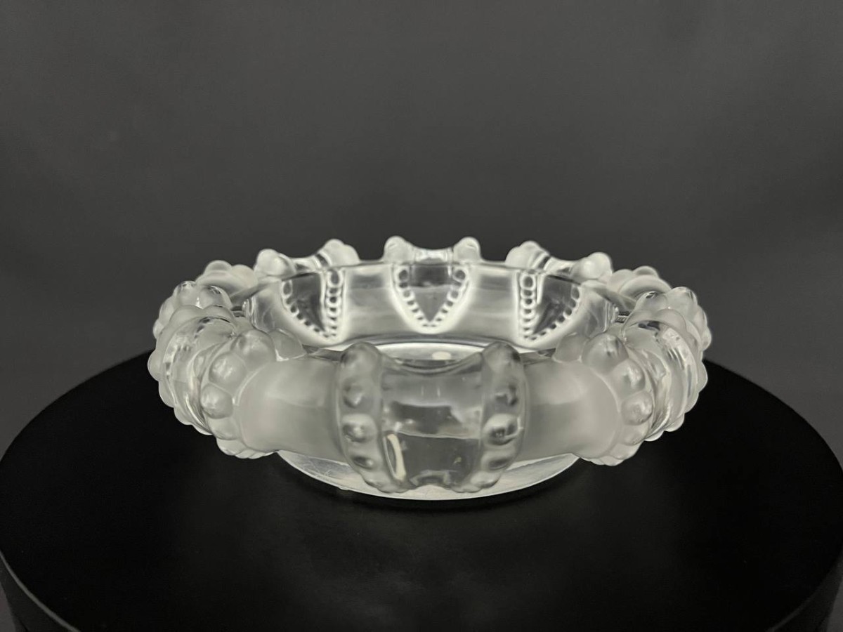 Lalique France Crystal Ashtray, Cannes Model (octopus)