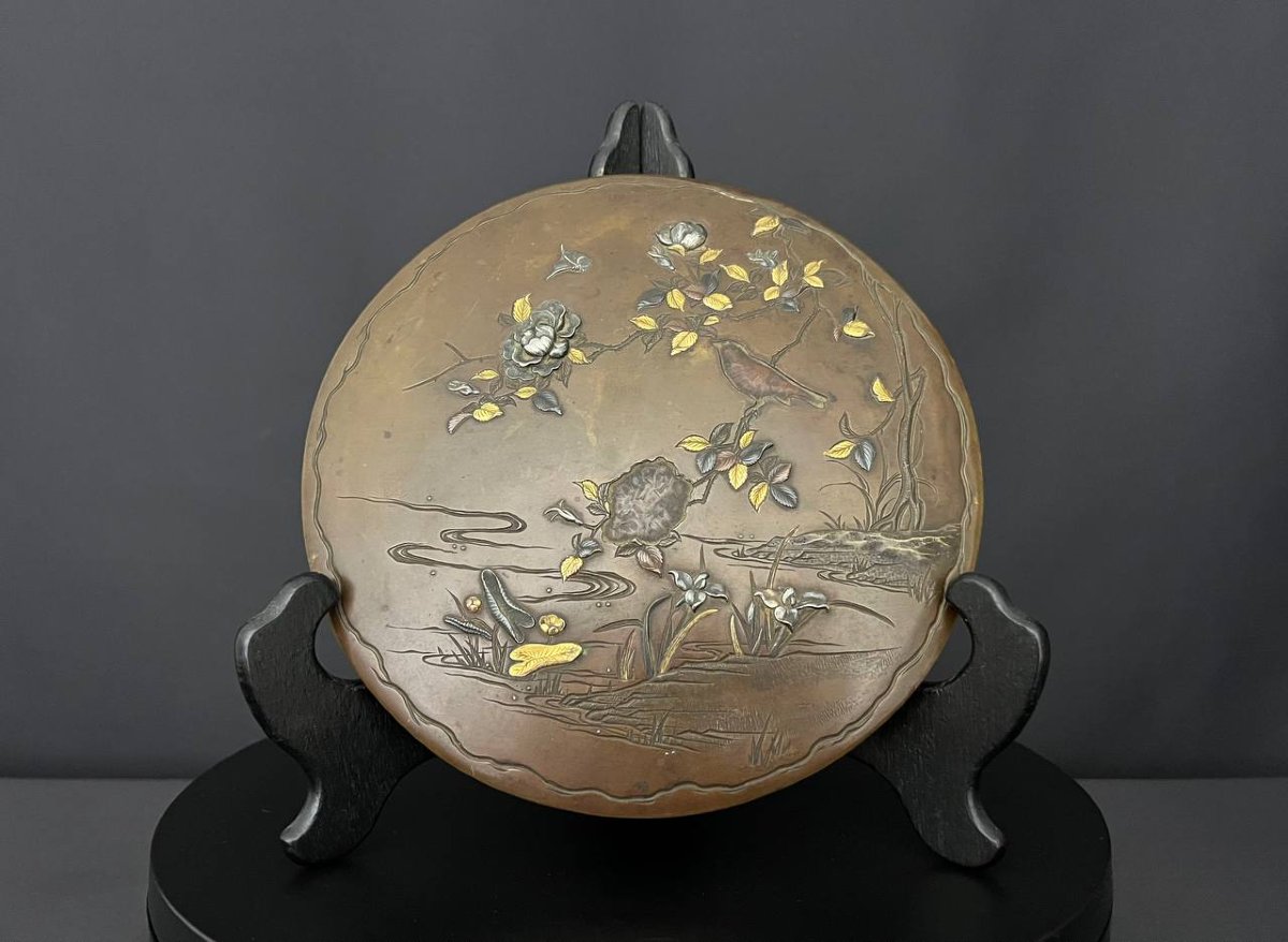 Large Meiji Japanese Box Signed Yoshimichi Kyoto-photo-4