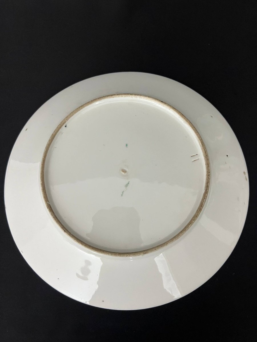 Suite Of Four Porcelain Of Paris Plates Decorated With Landscapes - 19th Century-photo-7