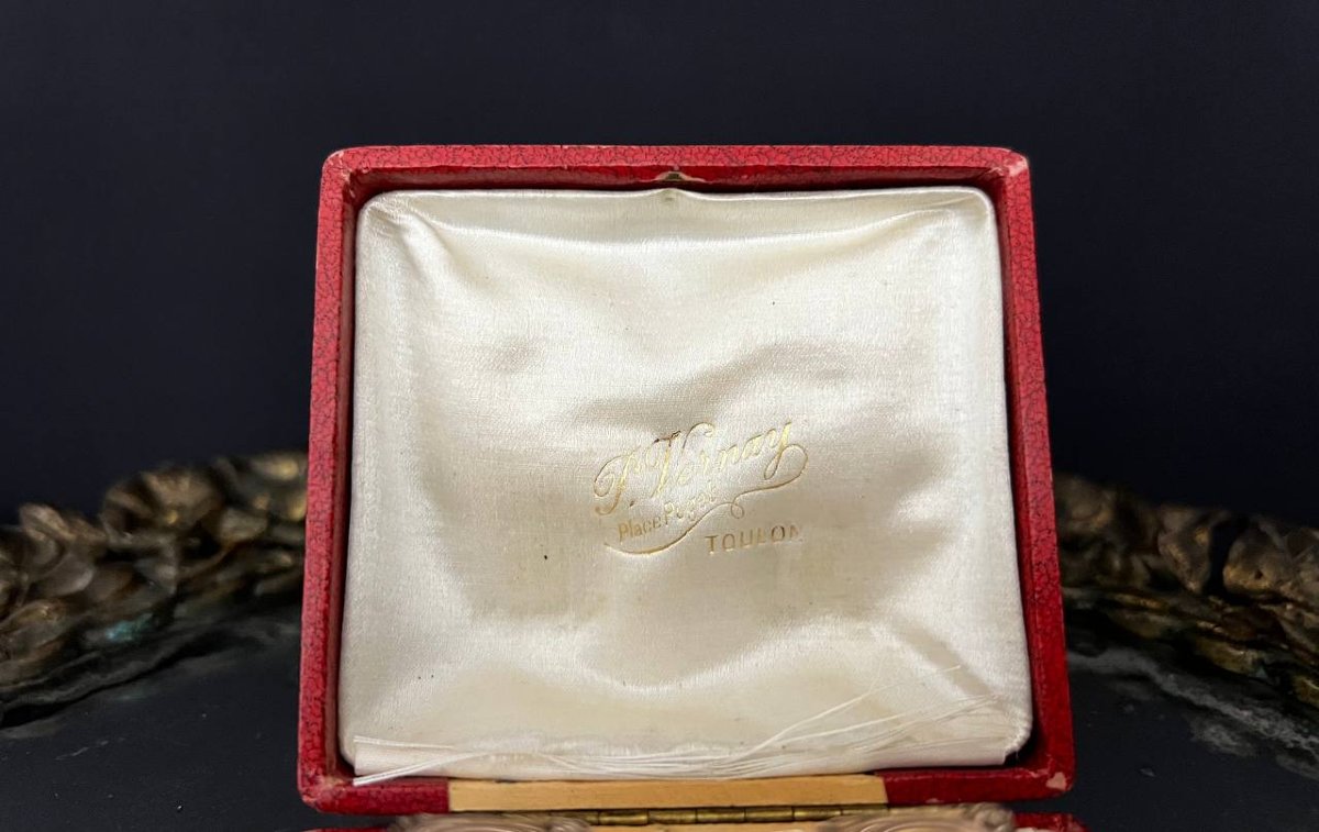 Ensemble boutons de manchette et boutons de plastron anciens-photo-4