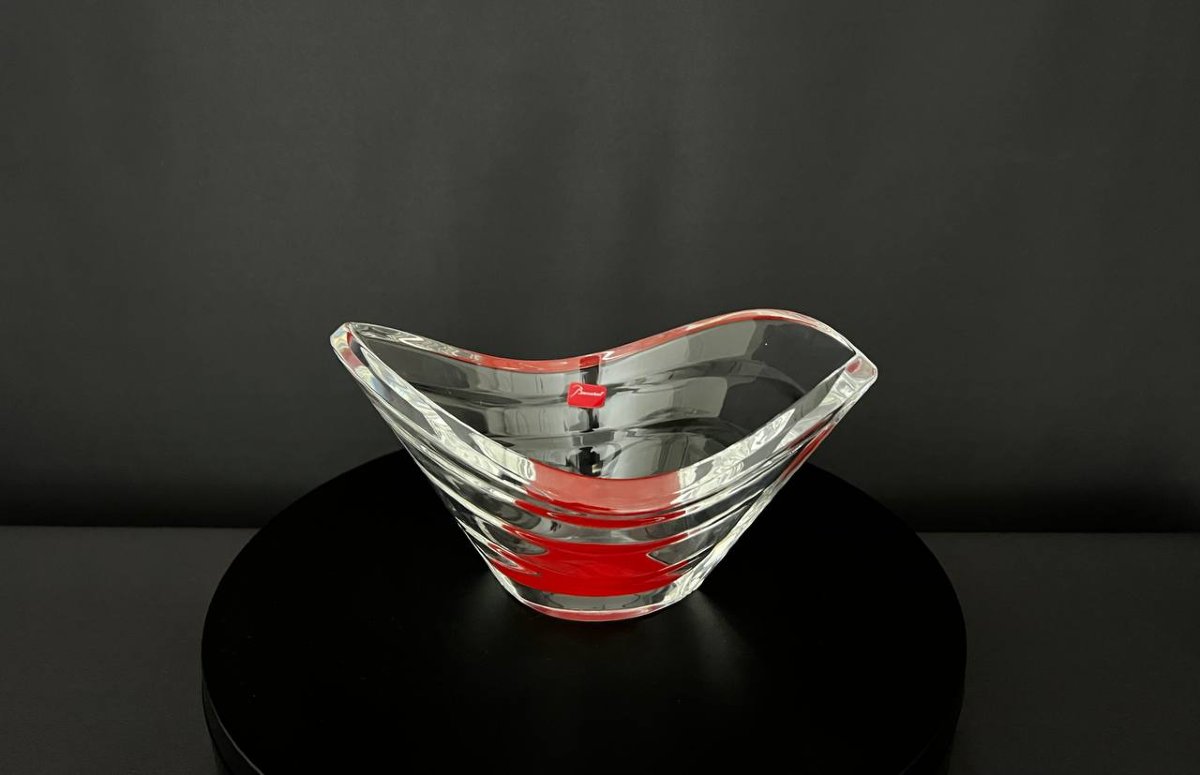 Vase Baccarat modèle Wave en cristal massif – Coffret d’origine-photo-1