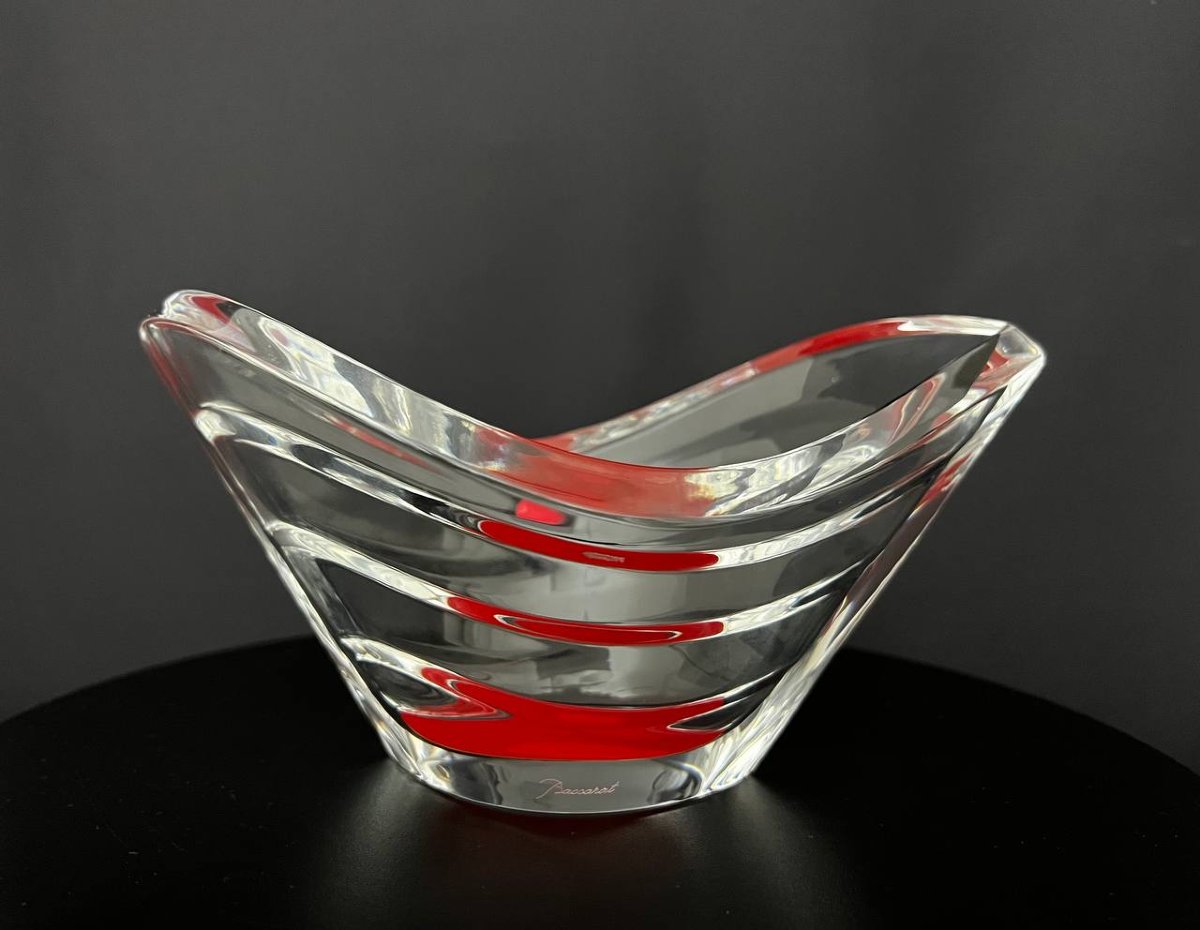 Vase Baccarat modèle Wave en cristal massif – Coffret d’origine-photo-4
