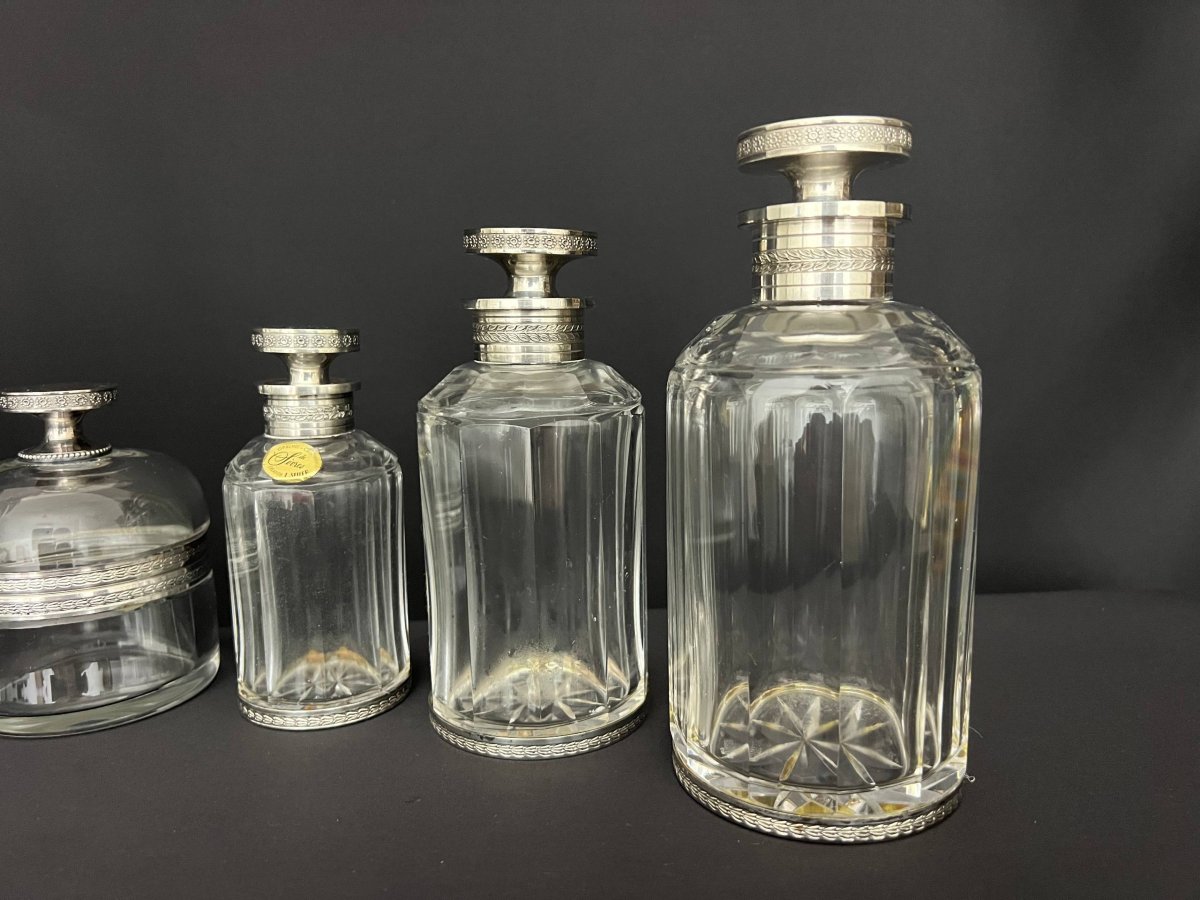 Nécessaire de toilette en cristal Seiler « Opaline Cristal de Sèvres »-photo-4