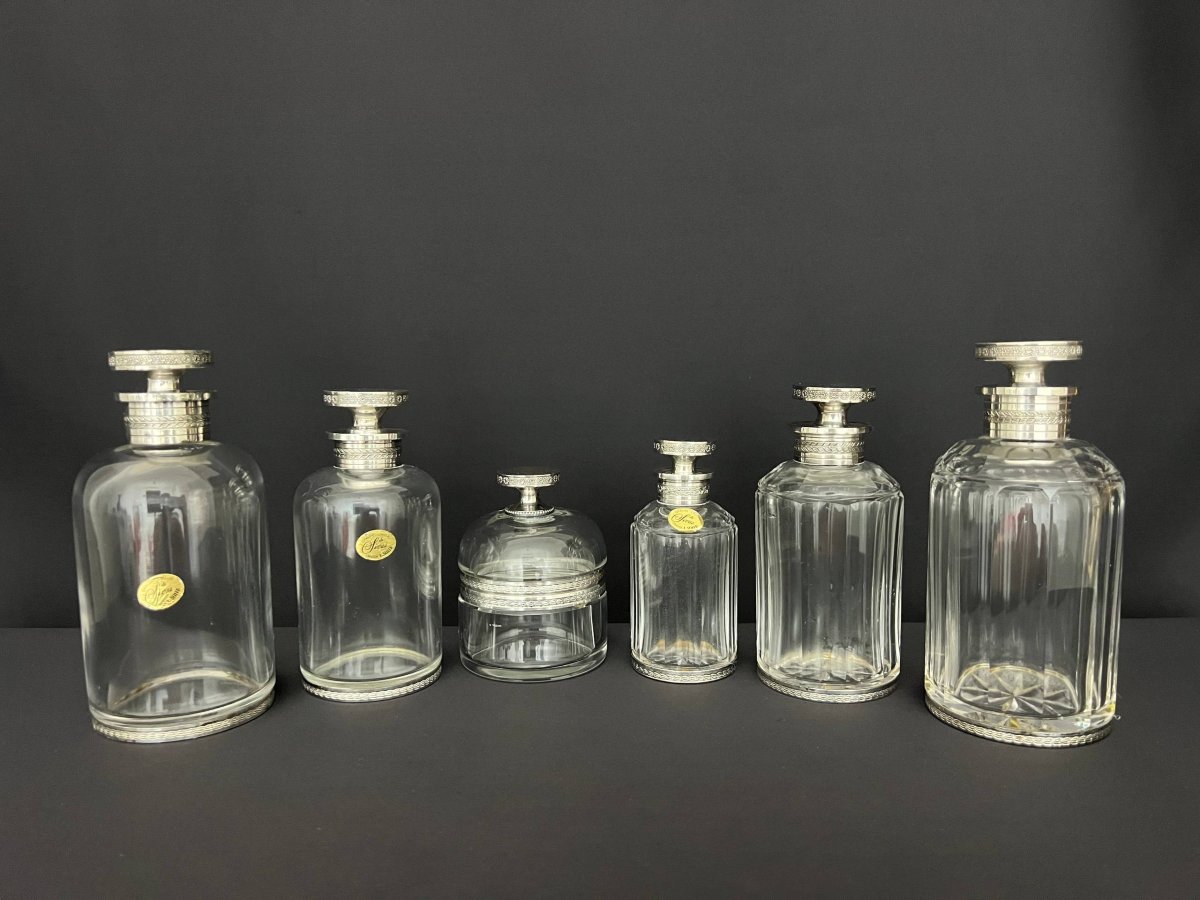 Nécessaire de toilette en cristal Seiler « Opaline Cristal de Sèvres »
