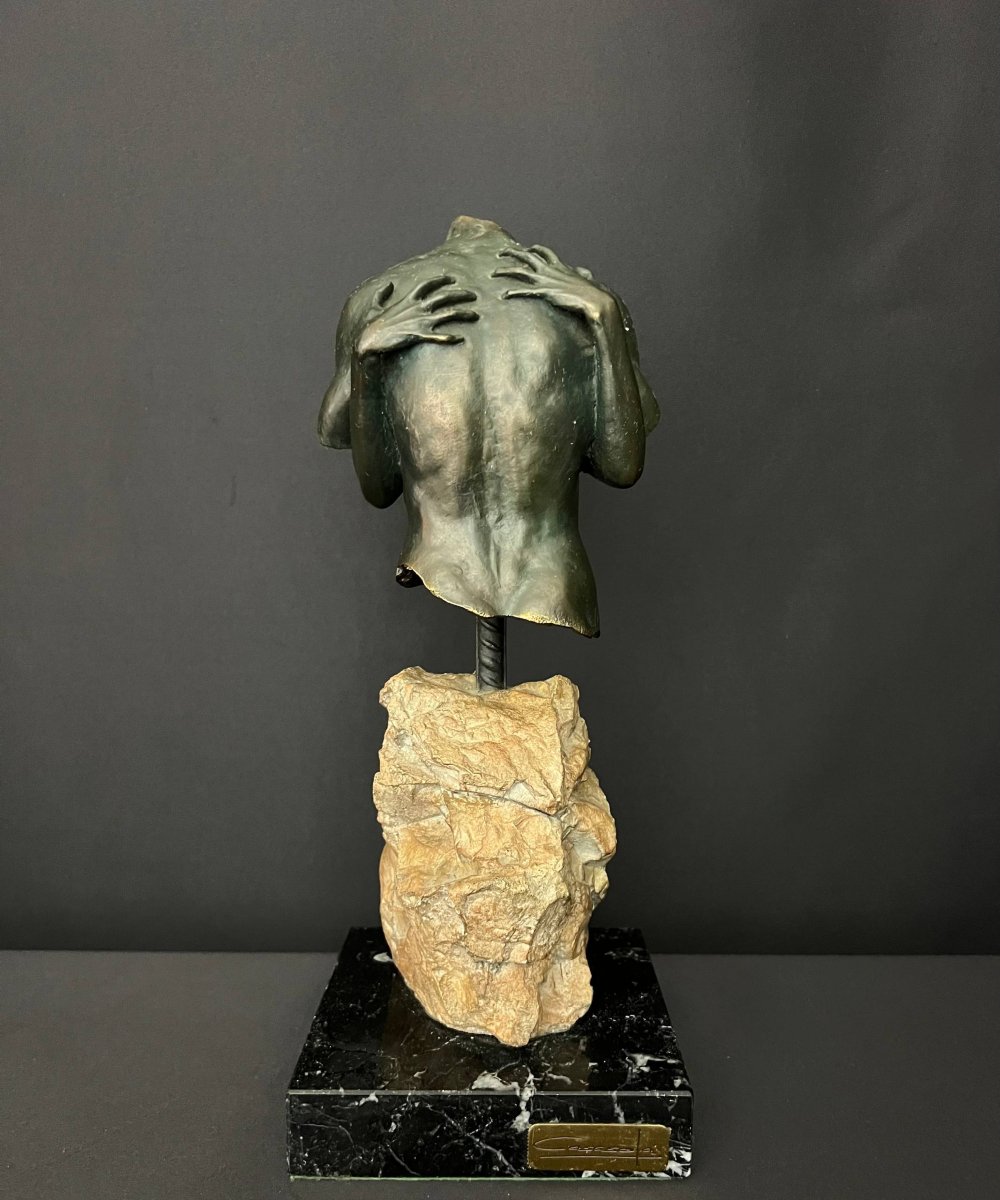 José Luis Casasola, Contemporary Sculpture In Patinated Bronze