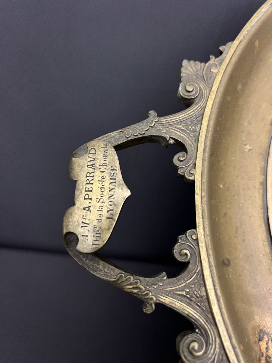 Alfred Pierre Richard (1844–1884) – Large Bronze Cup With Neo-greek Decoration-photo-1