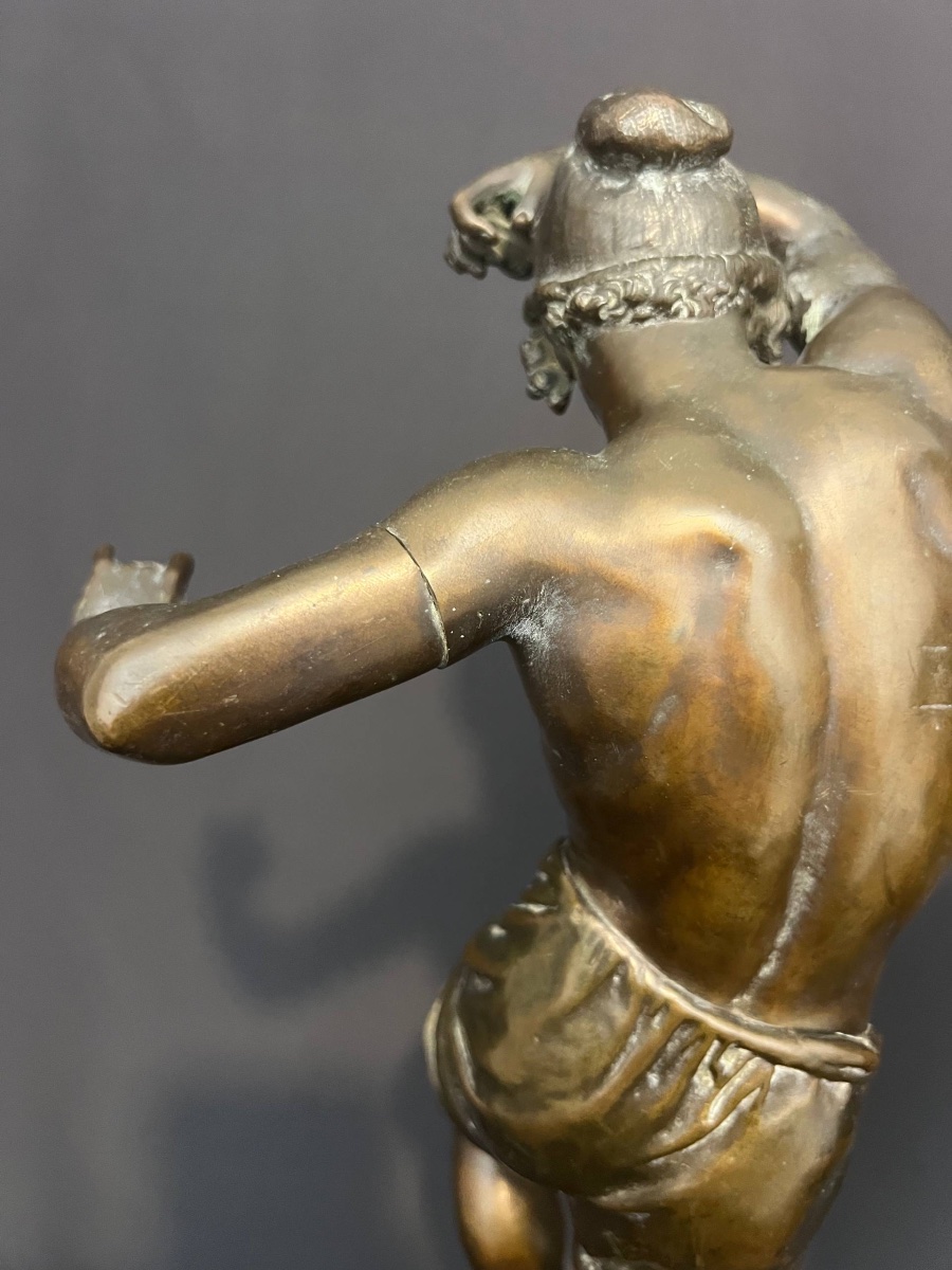 Two Bronze Statuettes By Francisque J. Duret And édouard Quesnel, 19th Century-photo-6