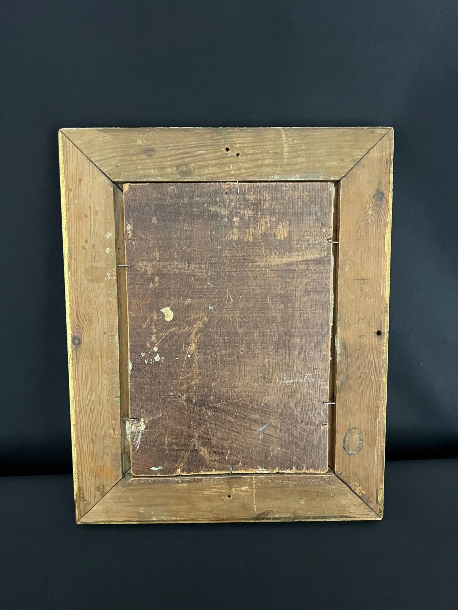 Tableau ancien signé R. Righetti – Paysage de la Côte d’Azur -photo-4