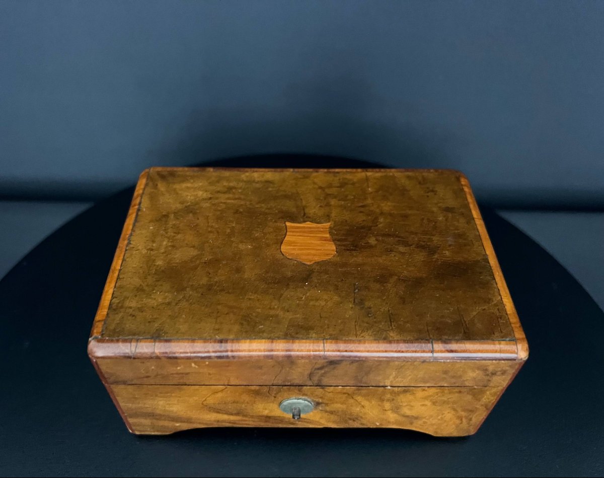 Antique Cylinder Music Box, Four Tunes-photo-2
