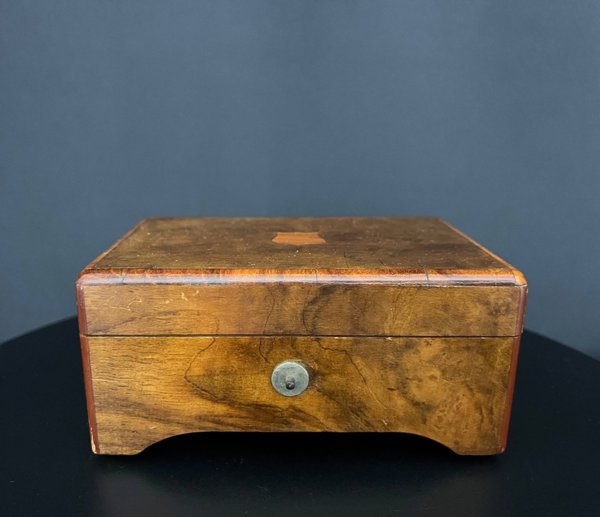 Antique Cylinder Music Box, Four Tunes-photo-3