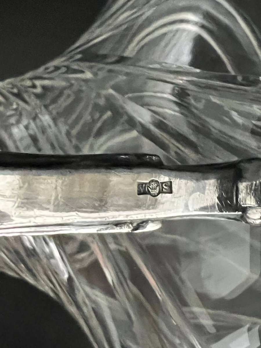 Rocaille-style Crystal And Silver-plated Bronze Ewer – Victor Saglier-photo-1