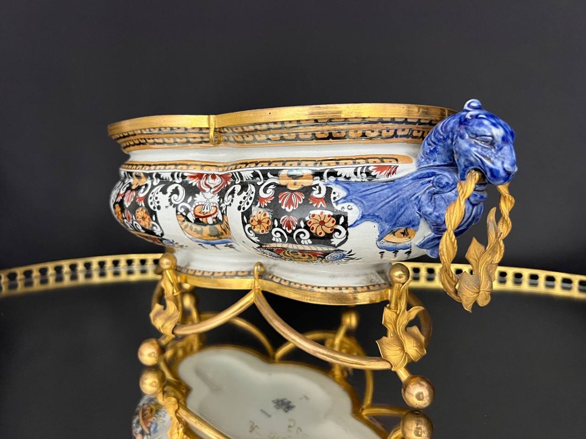 Large English Planter By Henry Burgess, Genoa Model-photo-1