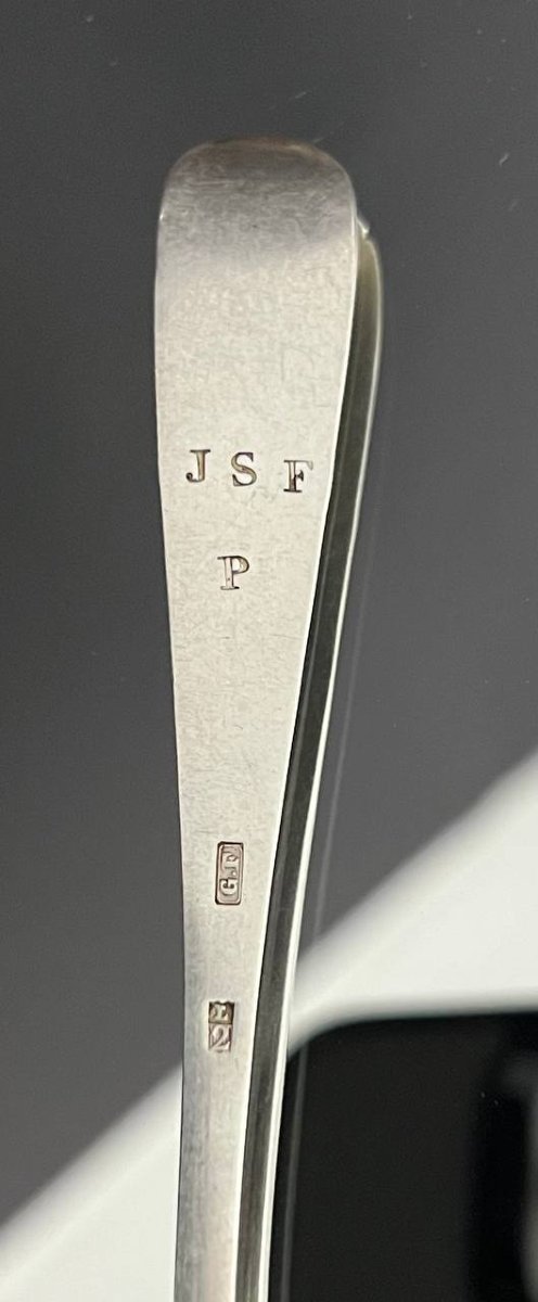 Suite de neuf petites cuillères en argent, Lausanne, XIXe siècle-photo-1