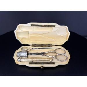 Vermeil Sewing Kit By Tahan, Paris – 19th Century