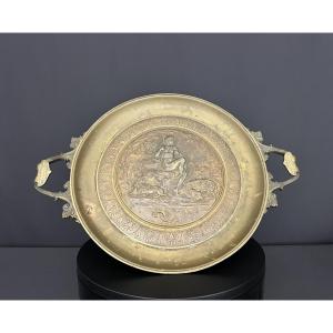 Alfred Pierre Richard (1844–1884) – Grande coupe en bronze à décor néo-grec