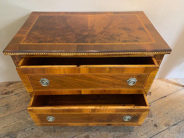 Louis XVI Chest Of Drawers, Circa 1780, Made Of Walnut, Hopfengärtner-photo-3