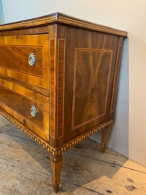 Louis XVI Chest Of Drawers, Circa 1780, Made Of Walnut, Hopfengärtner-photo-4