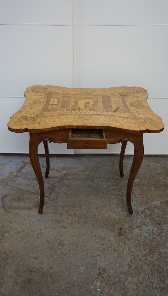 Table d'appoint du XVIIIe siècle-photo-2