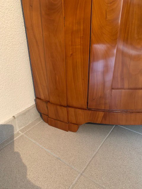 Biedermeier Corner Cabinet/display Case-photo-2