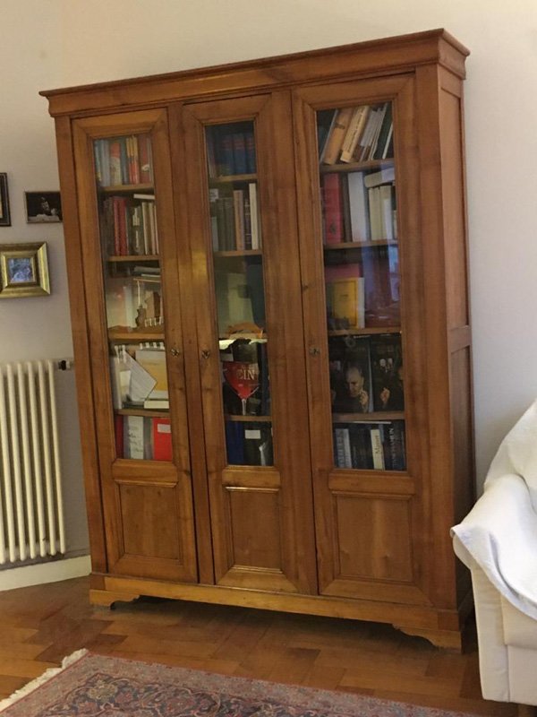 Solid Cherry Wood Book Display Case