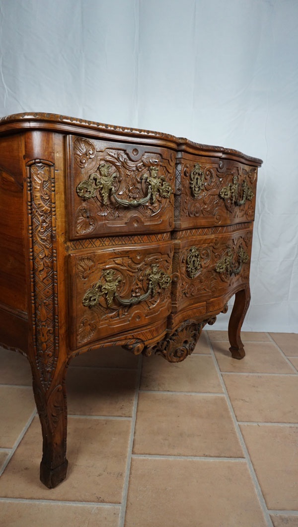 Commode française du XVIIIe siècle, style Louis XV-photo-2