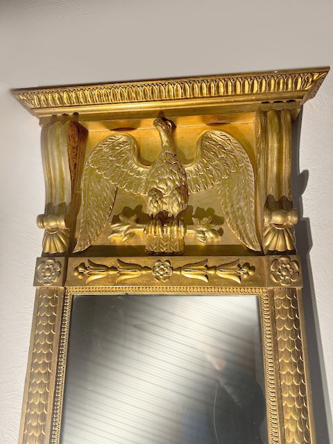 Console Empire avec miroir, 1800-1810-photo-3