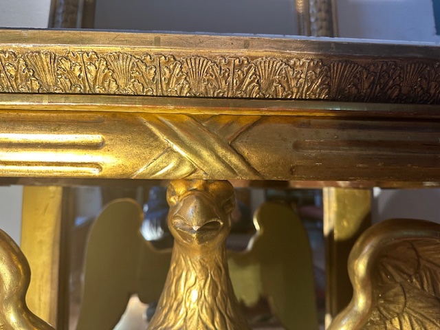 Console Empire avec miroir, 1800-1810-photo-7