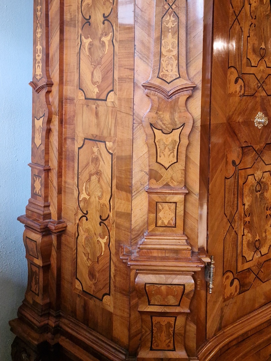A Baroque-style Ceremonial Cabinet (maria Theresa Period) Worthy Of A Museum-photo-3