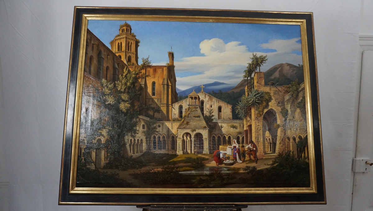 Alexander Herrmann, *by The Fountain* – Italian Peasants Doing Laundry In The Garden-photo-3