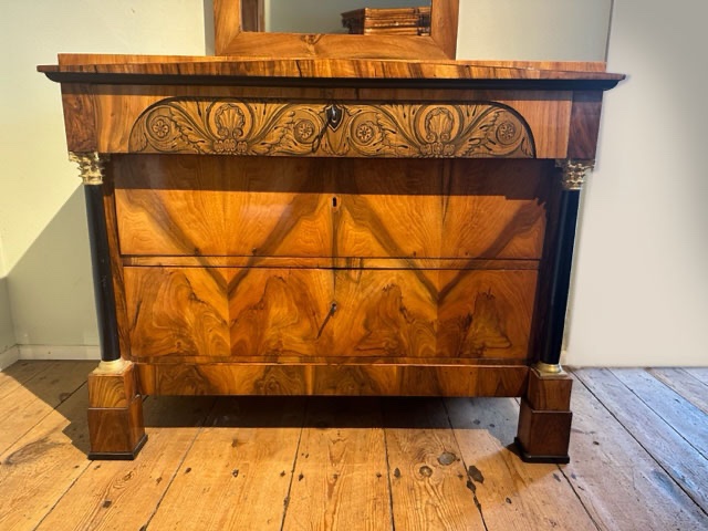 Ensemble Biedermeier en noyer-photo-3