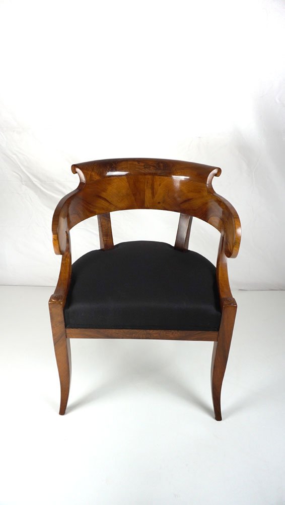 Biedermeier Armchair, Walnut-photo-3