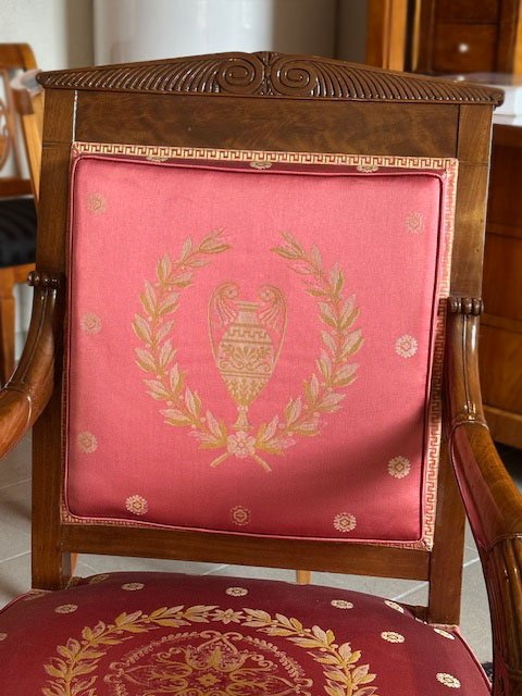 Pair Of Empire-style Armchairs-photo-2