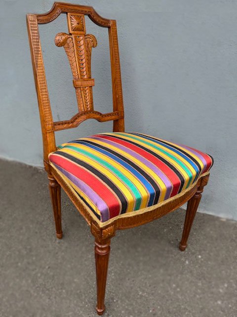 Set Of 4 Louis XVI Chairs-photo-3
