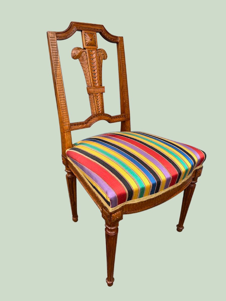 Set Of 4 Louis XVI Chairs