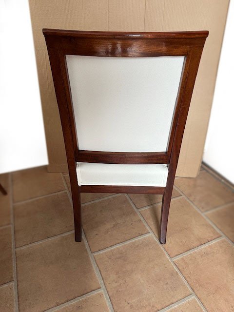 Biedermeier Armchair, Made Of Solid Walnut-photo-1