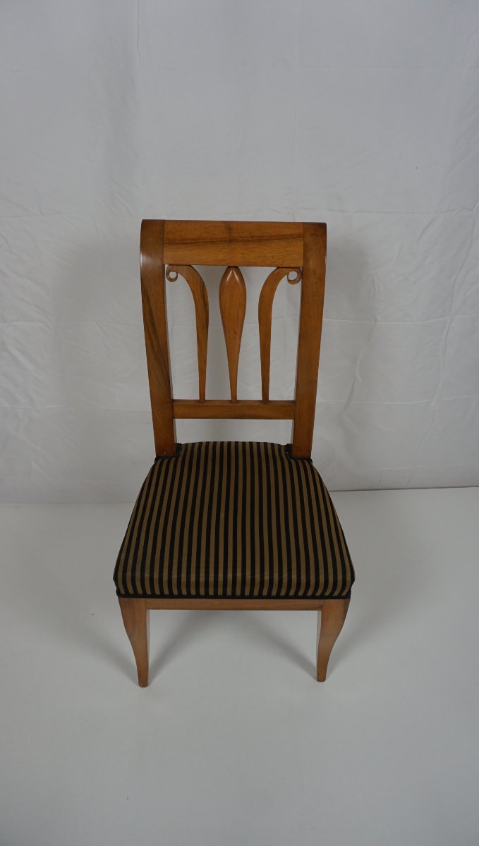 Lot de 6 chaises Biedermeier-photo-2