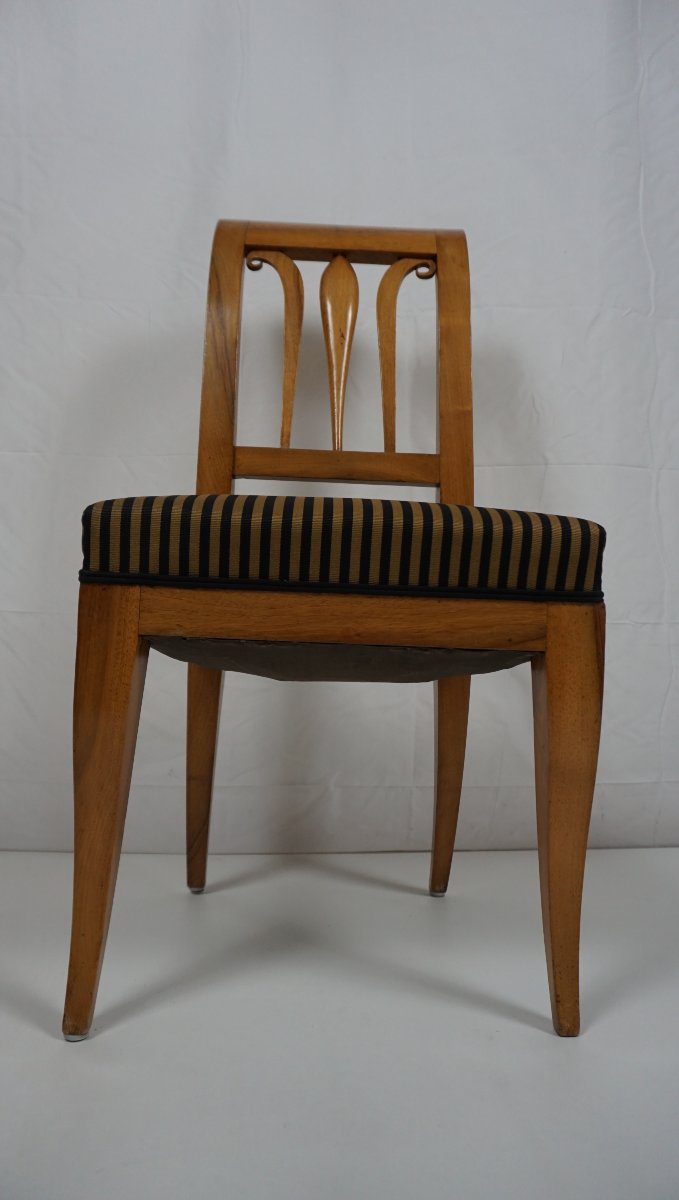 Lot de 6 chaises Biedermeier-photo-3