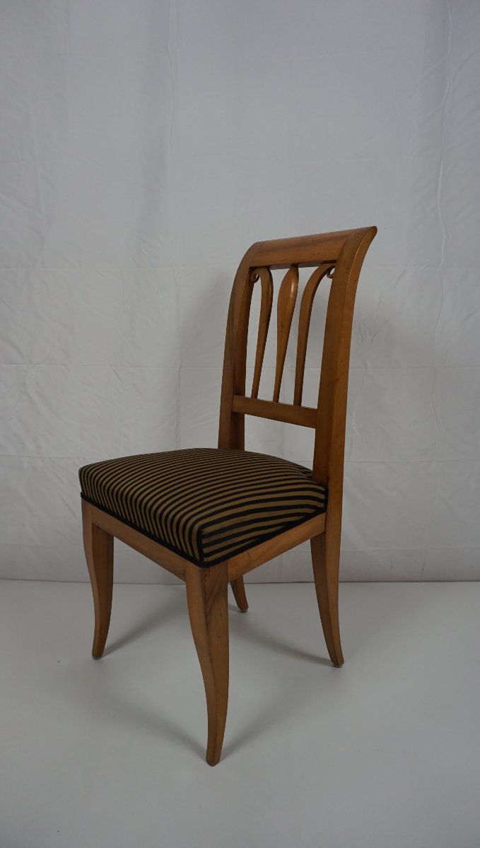 Lot de 6 chaises Biedermeier-photo-4