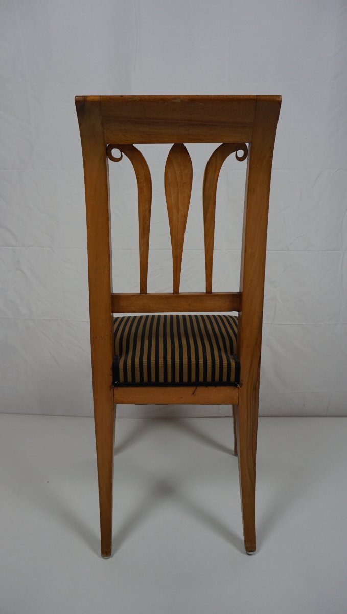 Lot de 6 chaises Biedermeier-photo-5