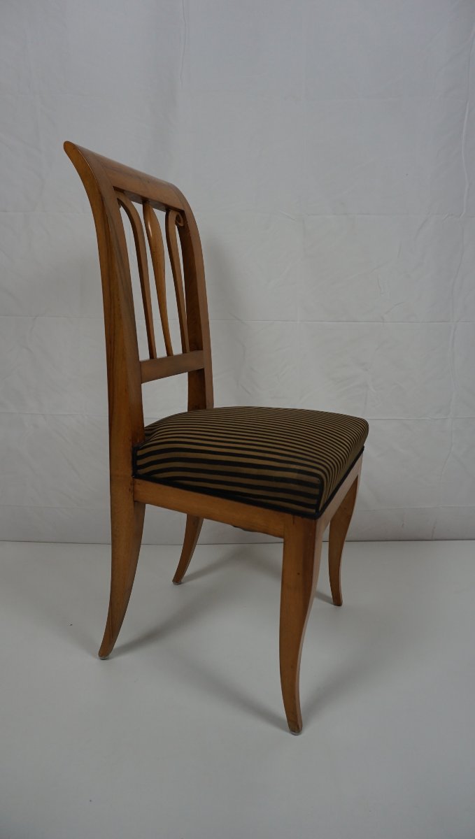 Lot de 6 chaises Biedermeier-photo-6