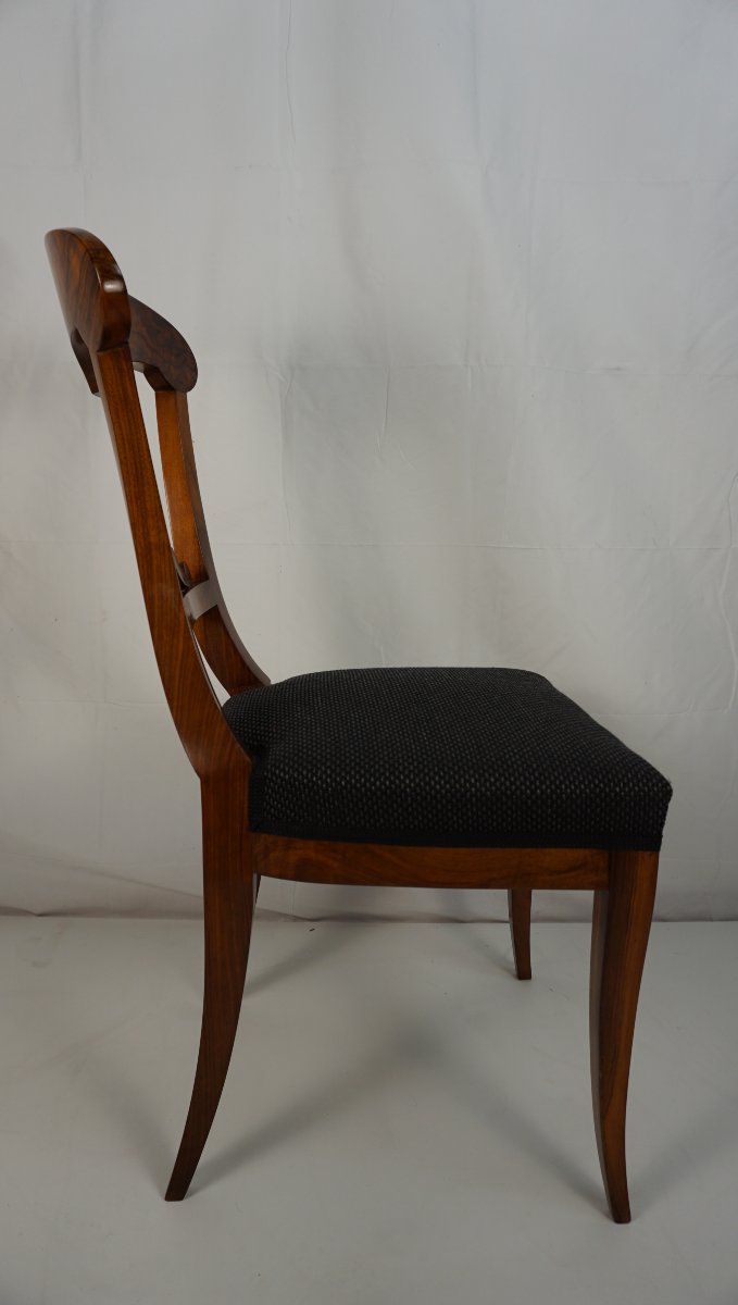Ensemble de 8 chaises à pelle vers 1820-photo-4
