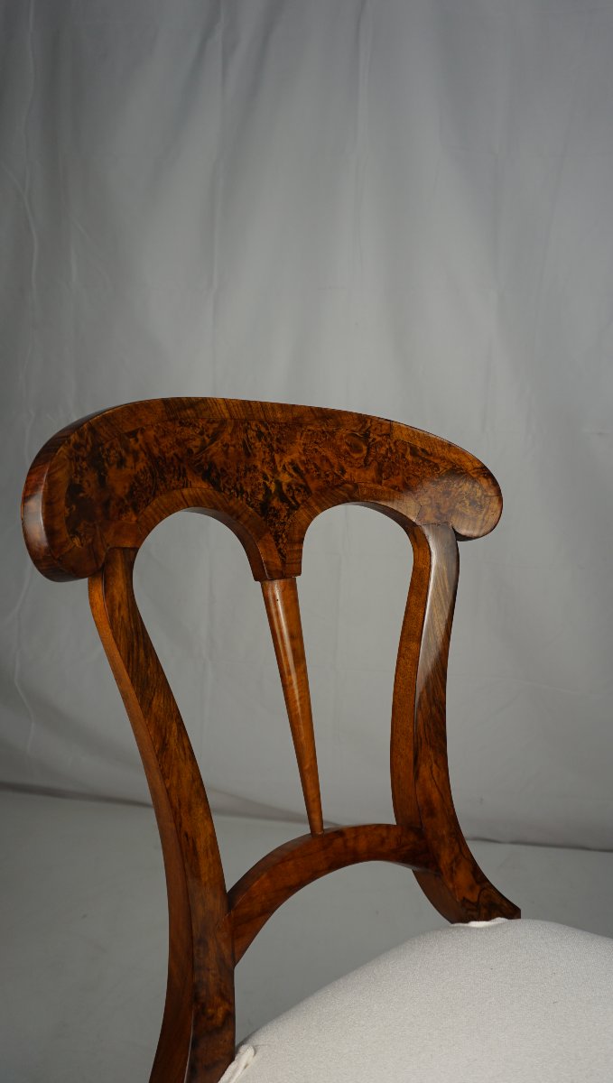 Lot de 6 chaises Biedermeier à pelle-photo-2