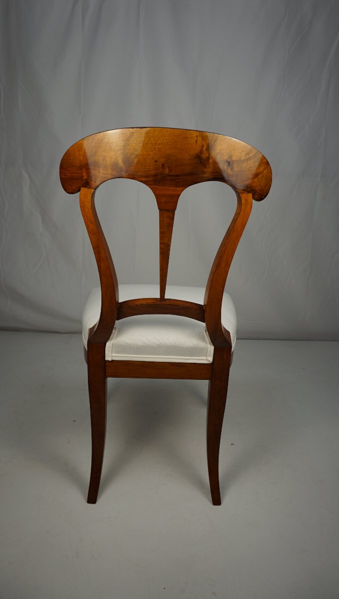 Lot de 6 chaises Biedermeier à pelle-photo-3