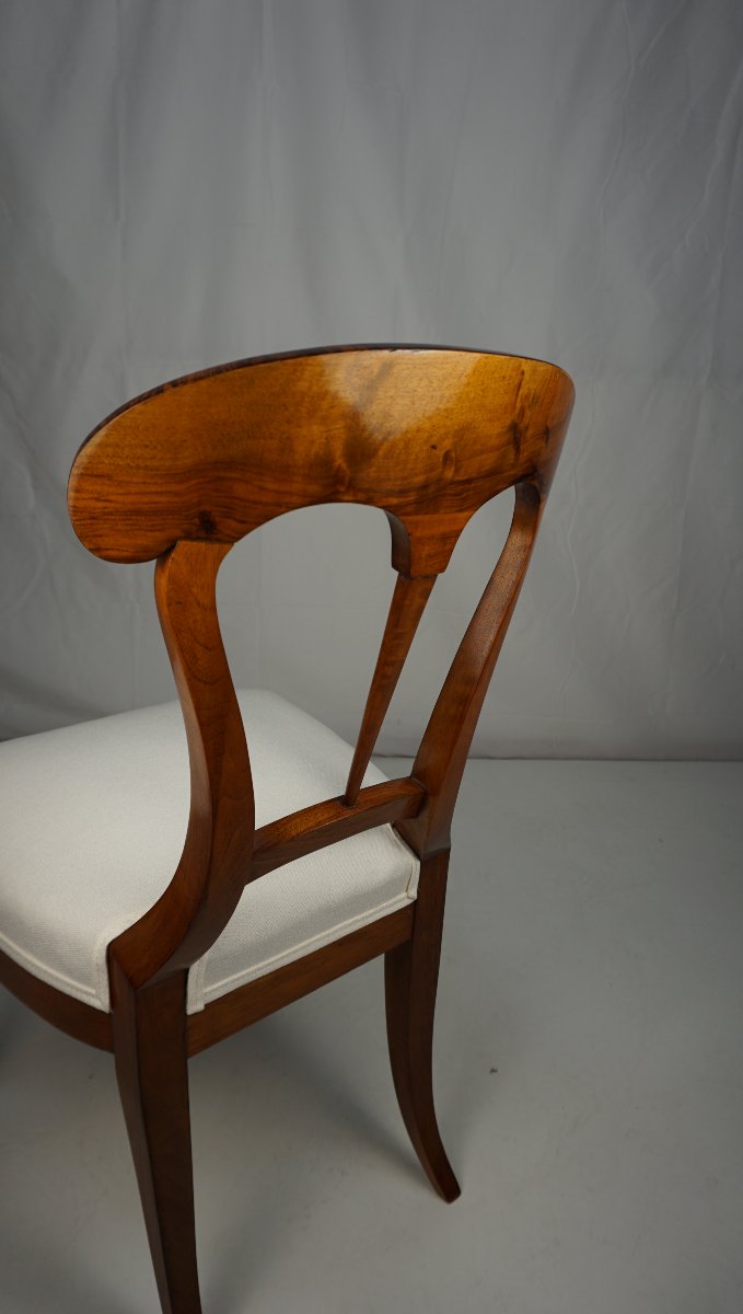 Lot de 6 chaises Biedermeier à pelle-photo-5
