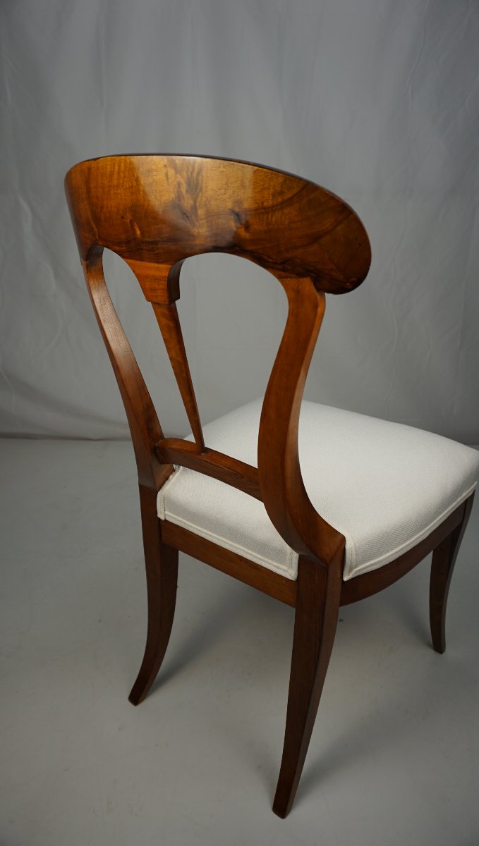 Lot de 6 chaises Biedermeier à pelle-photo-6