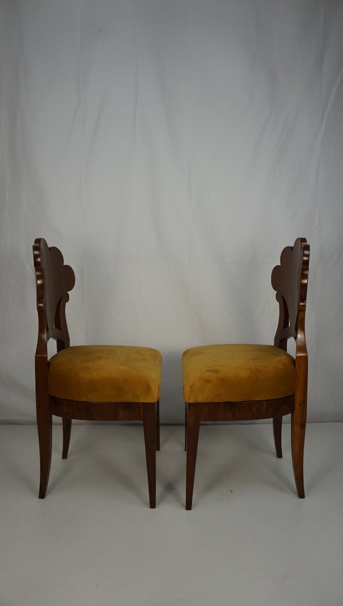 An Elegant Set Of Four Biedermeier Viennese Chairs, Circa 1820–1830 (in The Tradition Of-photo-2