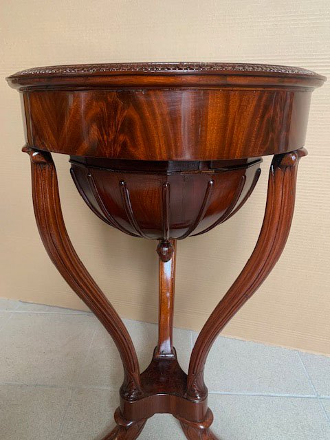 Half-globe Table, Circa 1830-photo-3