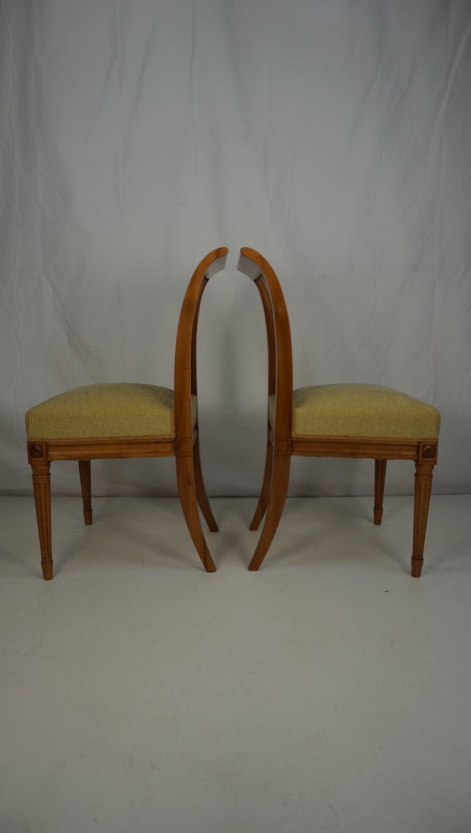 Set Of 6 Louis XVI Chairs-photo-3